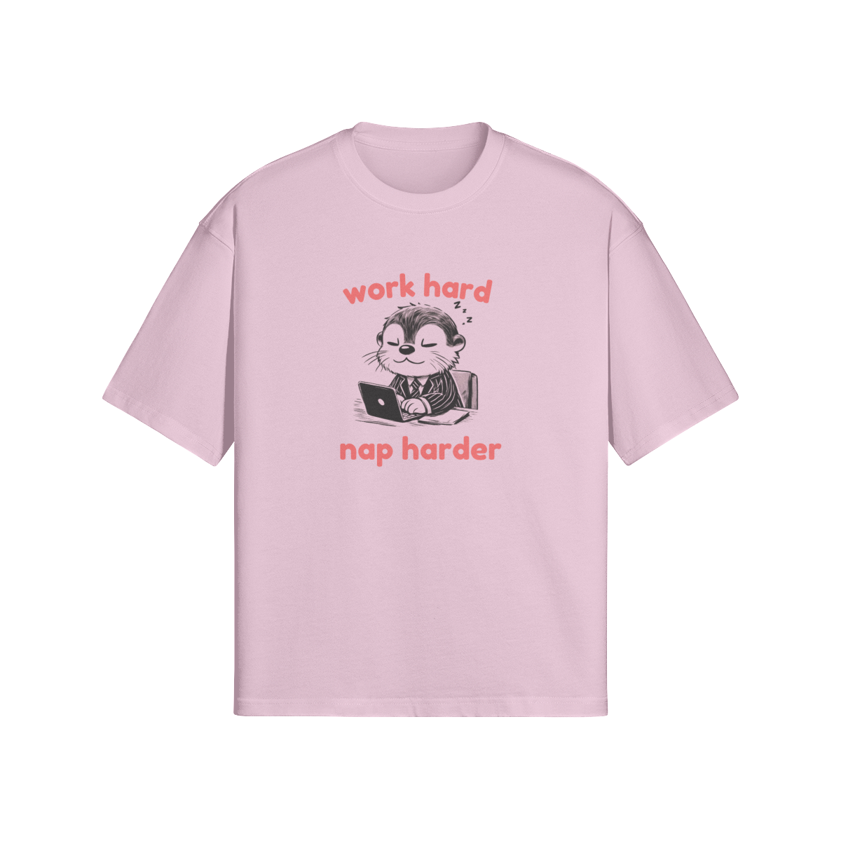 Work Hard Nap Harder Oversized Tee