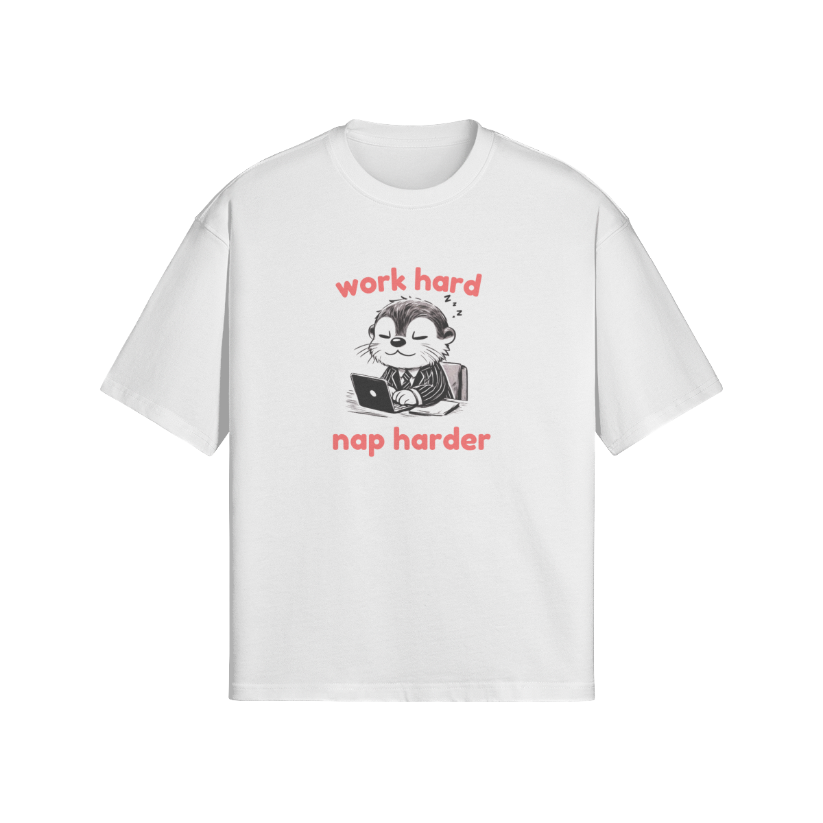 Work Hard Nap Harder Oversized Tee